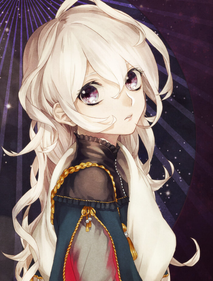 白发少女 眼睛太美 头像