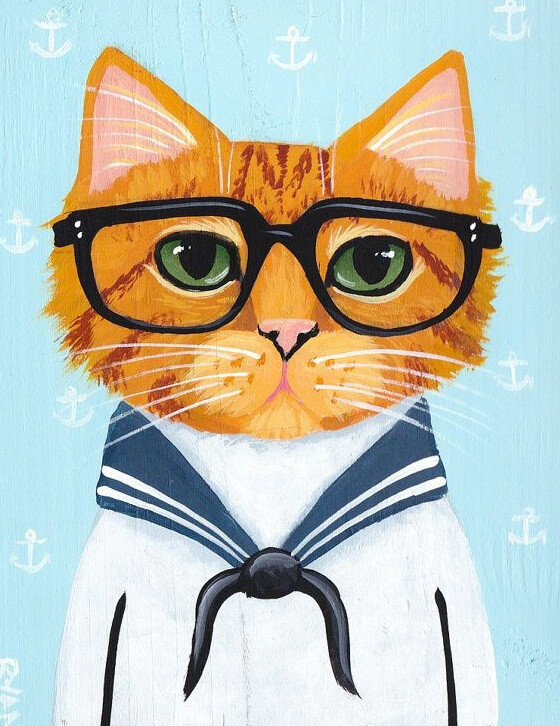 猫咪插画 ryan conners