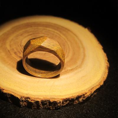 木制手工戒指 可以自制也可以买成品适合文艺小清新男盆友