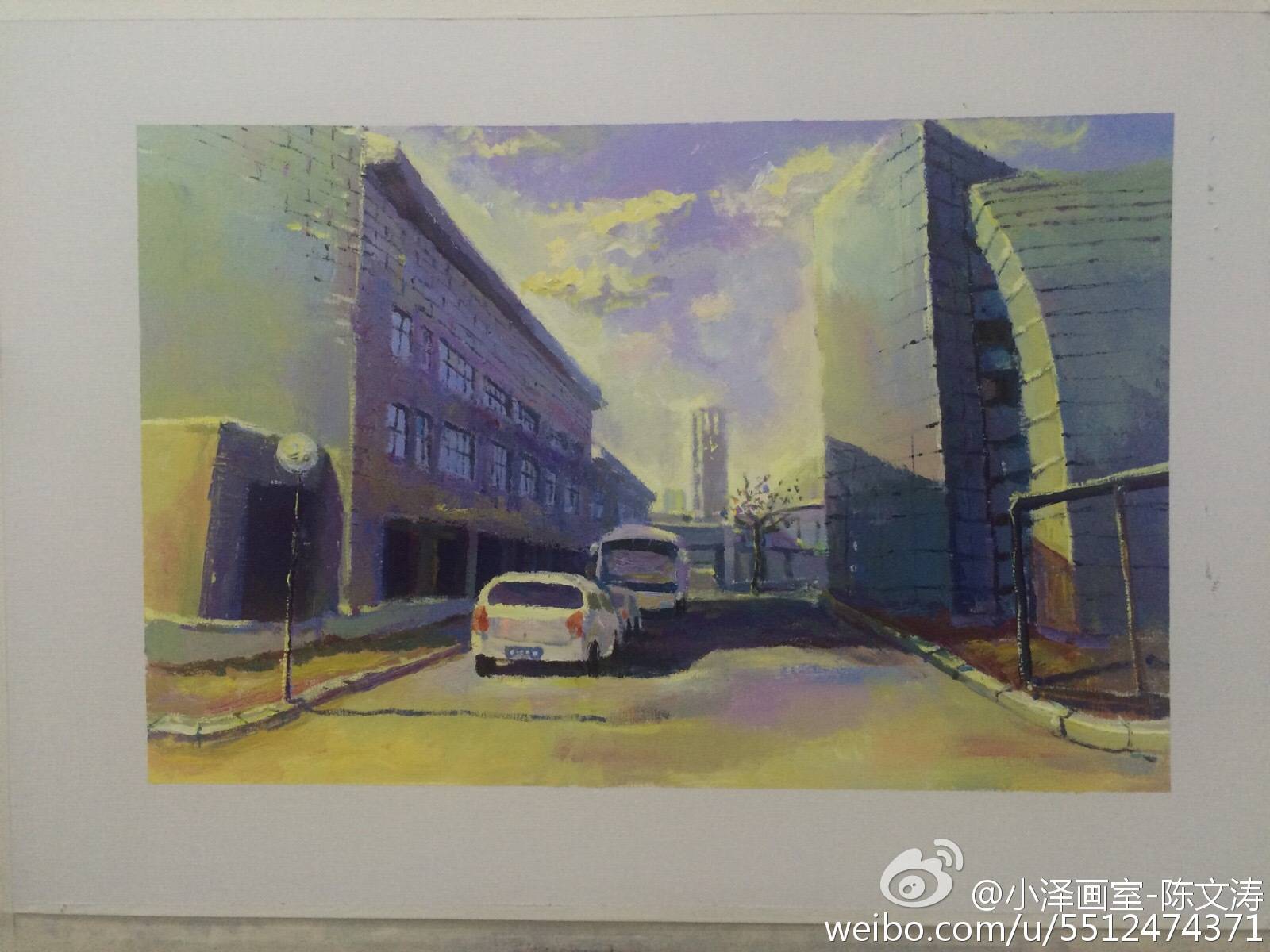 清华大学美术学院设计色彩考试高分卷以及教师范画,清华喜欢小清新的