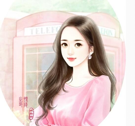 手绘 现代女子