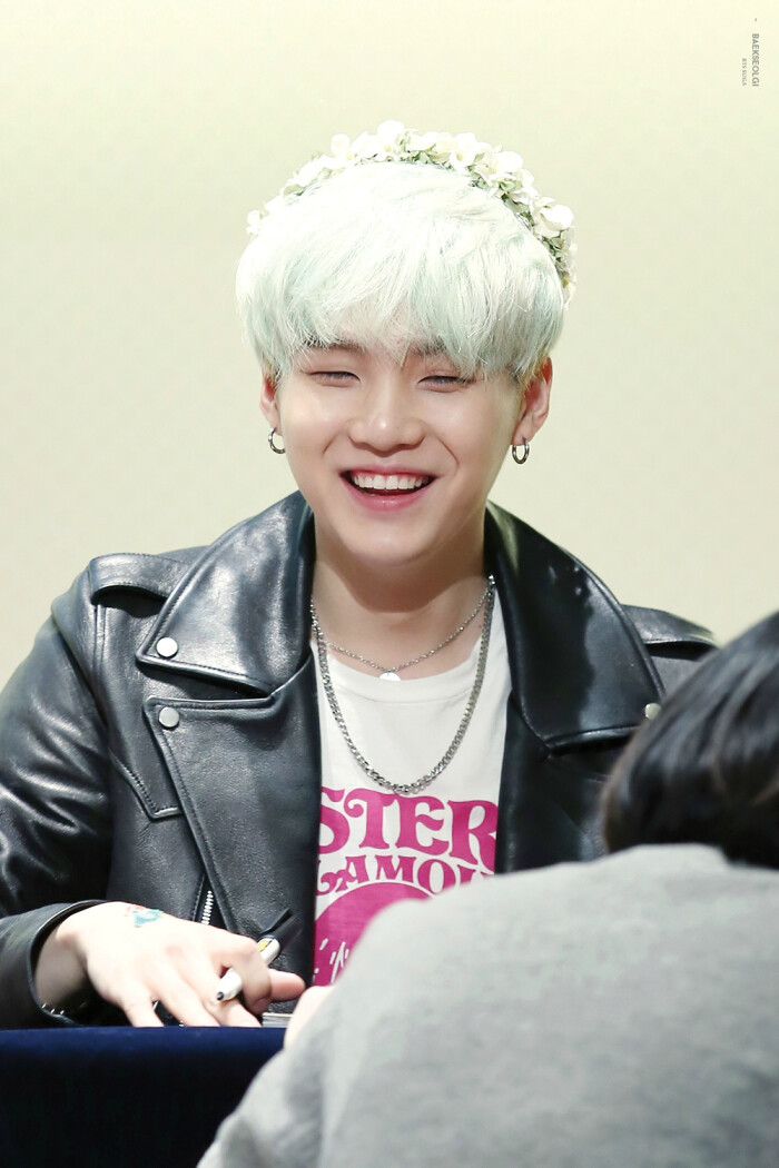 防弹少年团 bts 闵允琪 suga 151213 光华门签售会