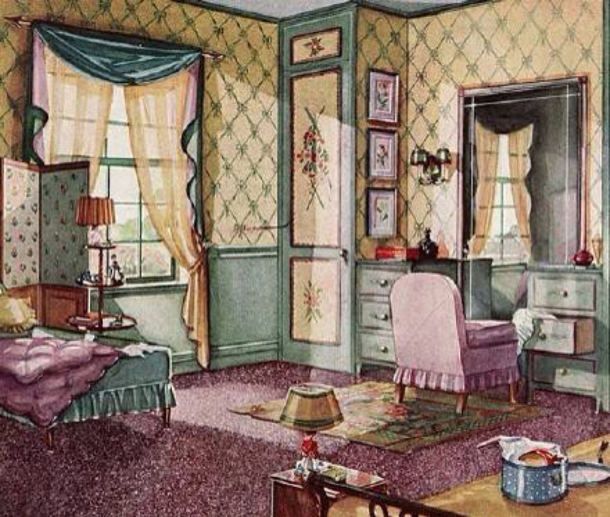 1940年代的室内装饰