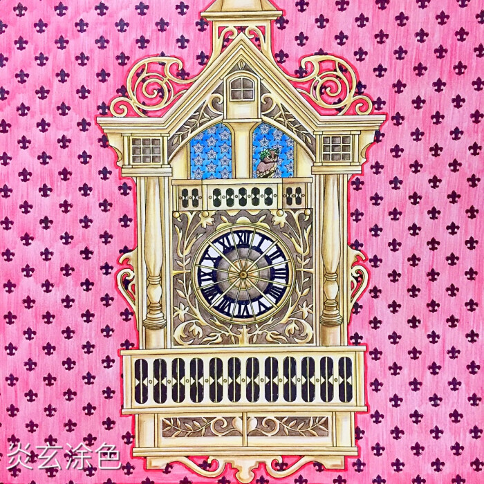 时间旅行·时间的庭院 炎玄涂色