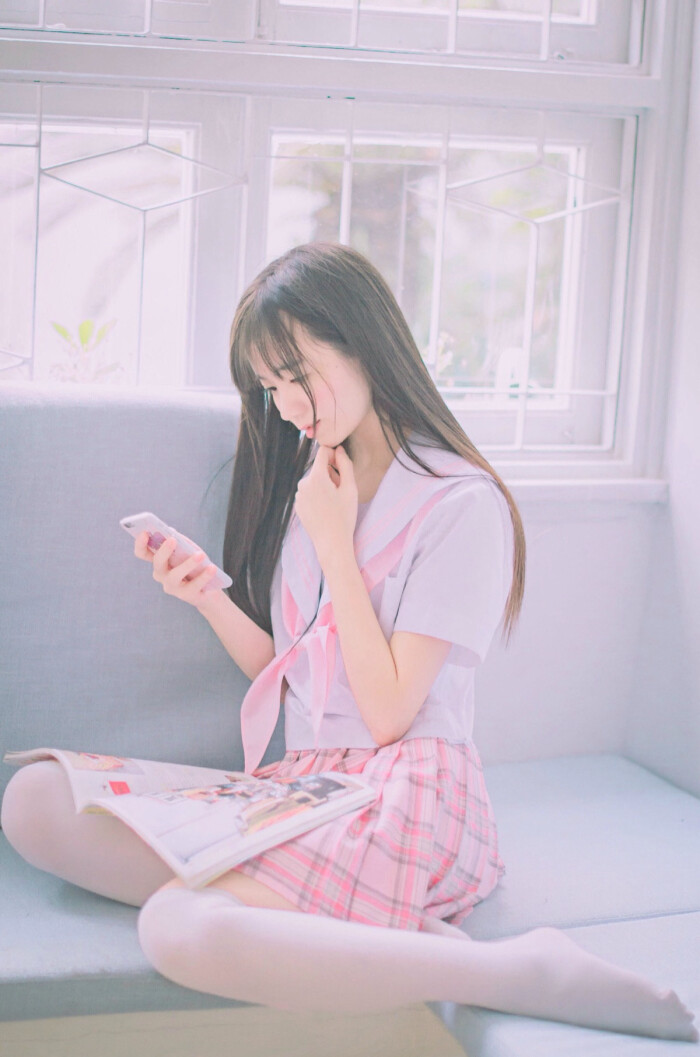 壁纸 粉色 甜美 美女 女生 小清新 唯美 头像