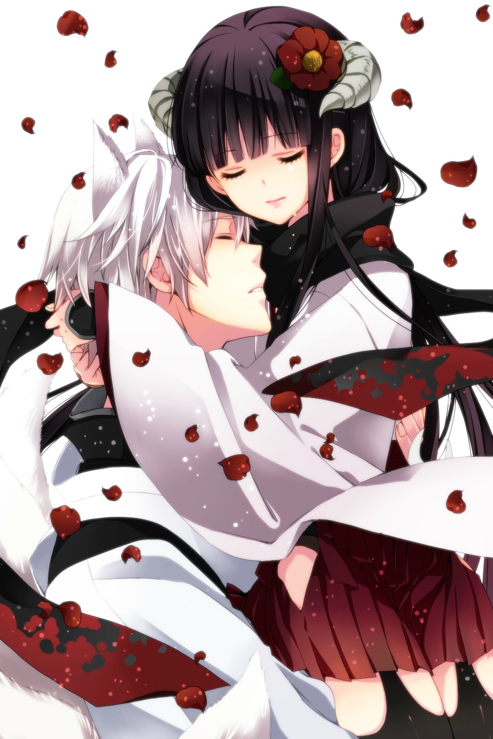 妖狐×仆 御狐神双炽×白鬼院凛凛蝶 图源微博@漫能