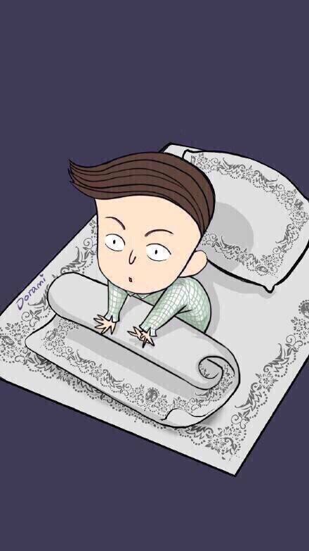 起床,萌萌的,可爱