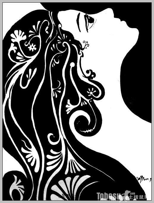 黑白画 艺术 画画-堆糖,美好生活研究所