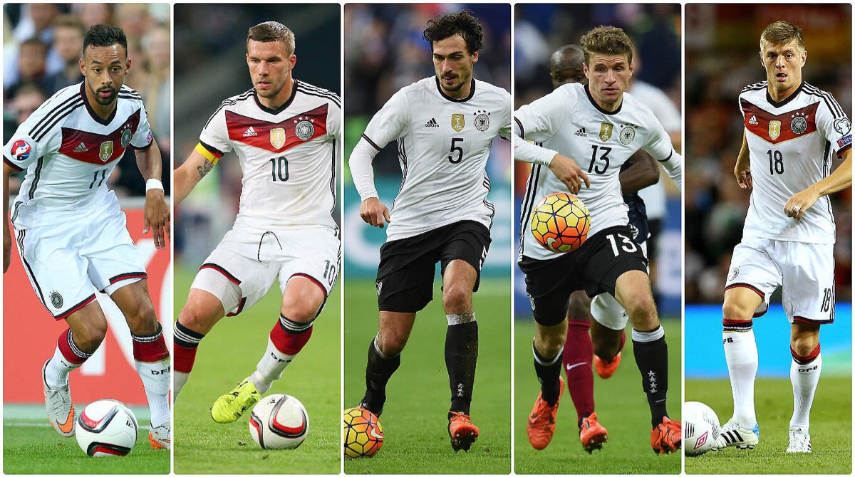中文队名:德国国家男子足球队 外文队名:deutschland fussball bund