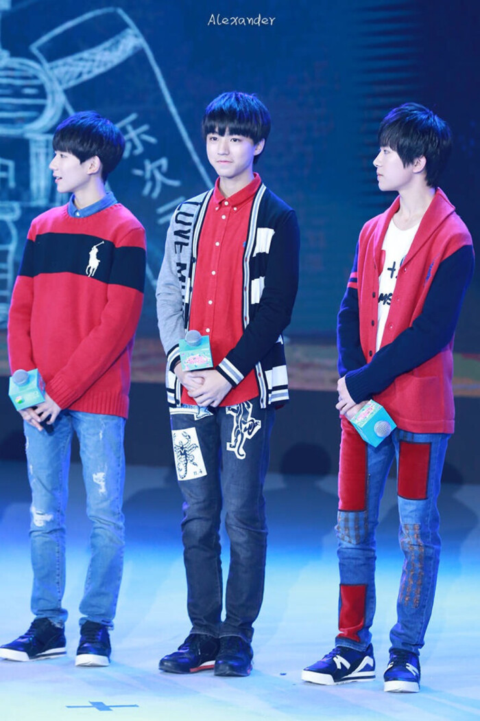 王源#王俊凯#易烊千玺#tfboys 360水立方发布会 高邋 美颜