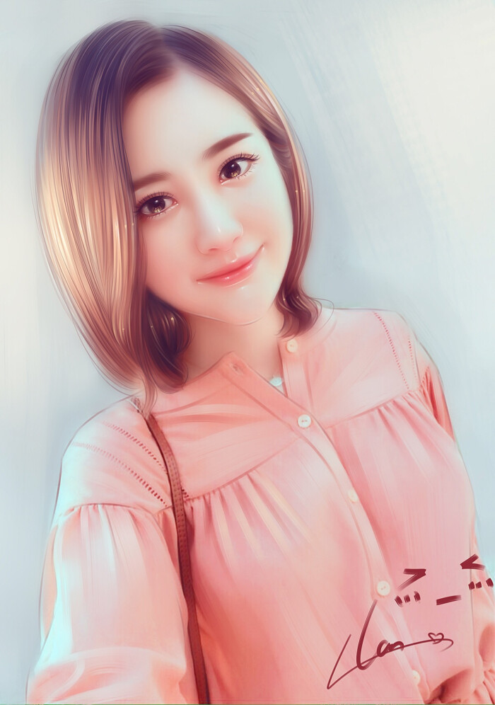 小岚转手绘美女