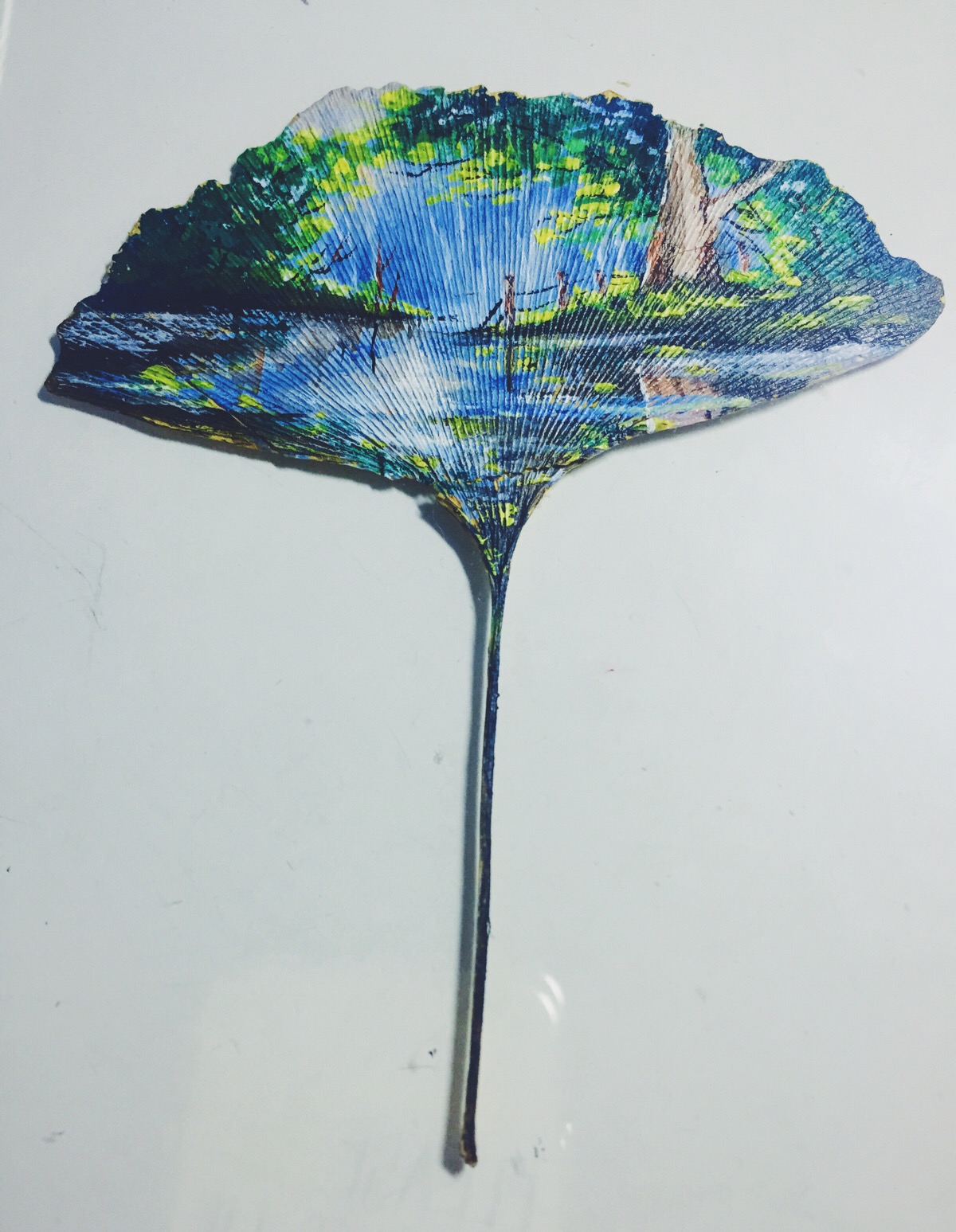 树叶画@参照澳大利亚画家graham gercken油画作品～by～～蜜小眼桃