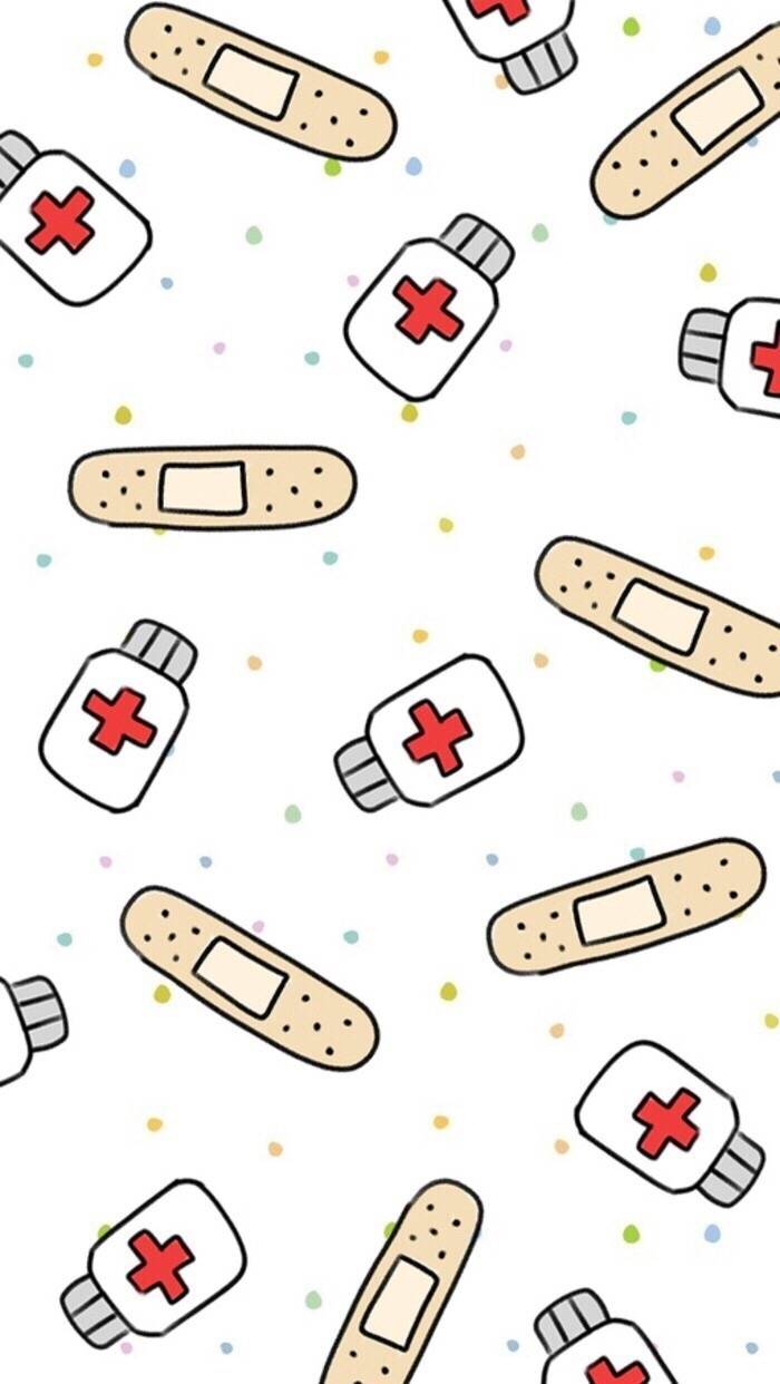 创口贴 键盘壁纸 个性iphone锁屏背景 平铺直叙 高清