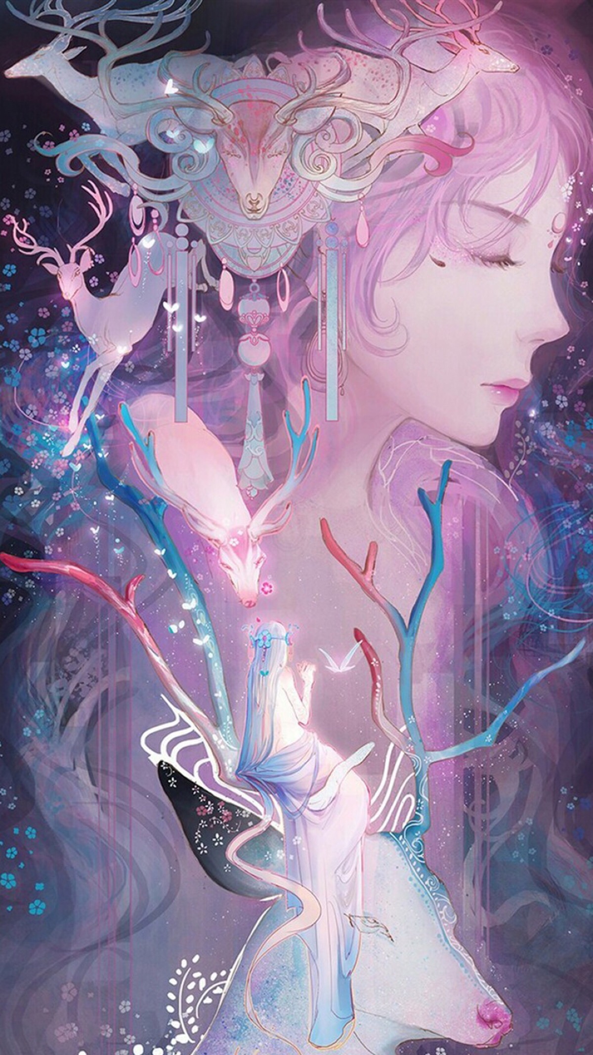 古风 中国风 唯美 美女 壁纸 锁屏 高清 iphone plus壁纸