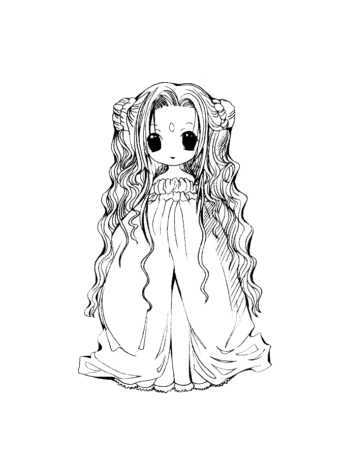 古风q版 线稿大全,漫画上色线稿大全