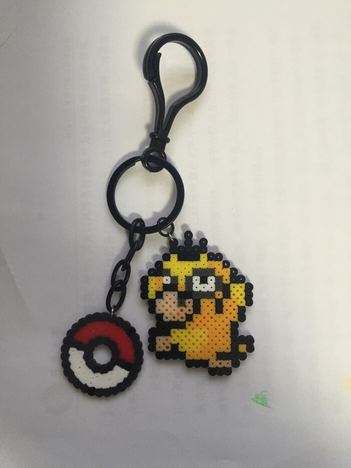 拼豆# 可达鸭 2016.1.11