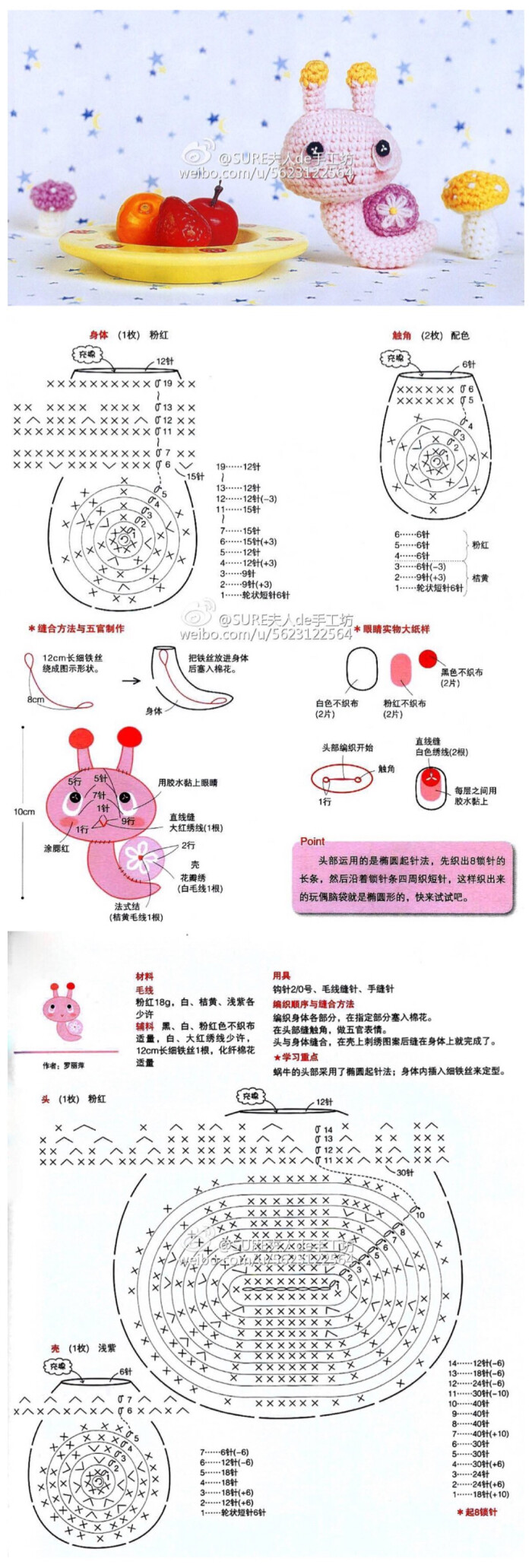 怎样看图自制钩针图解图片