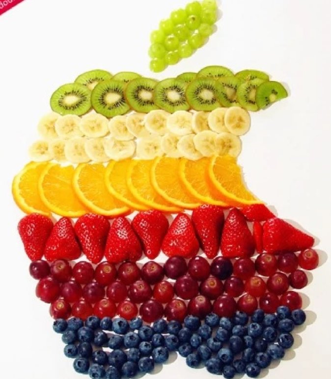 水果iphone摆盘!