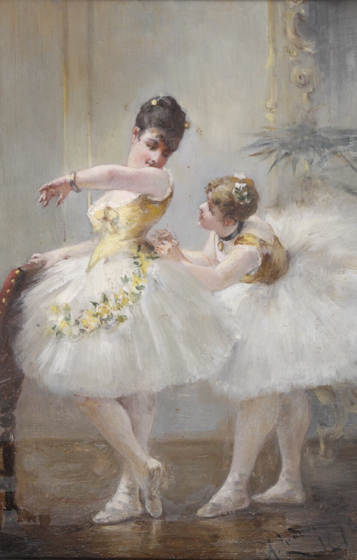 the ballet dancers (1876).