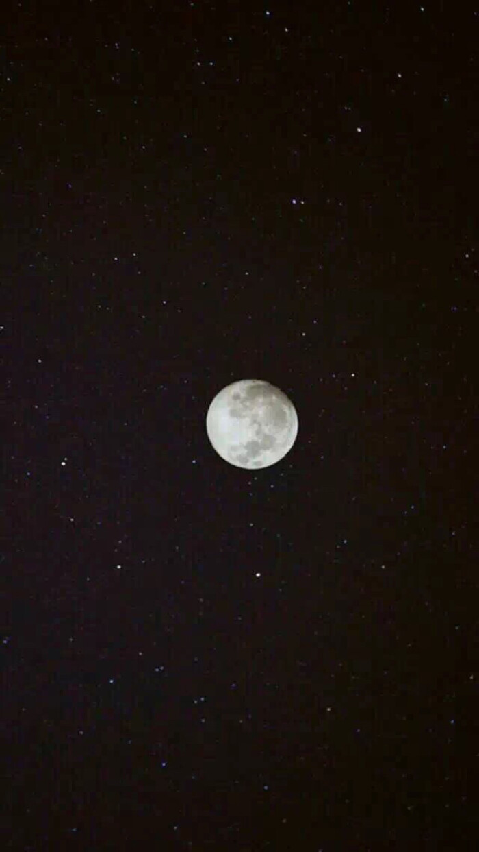 iphone月球壁纸没了,ios原生壁纸 月亮 星空 小清新 高清iphone壁纸