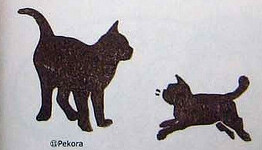 萌萌哒猫咪印章橡皮章素材