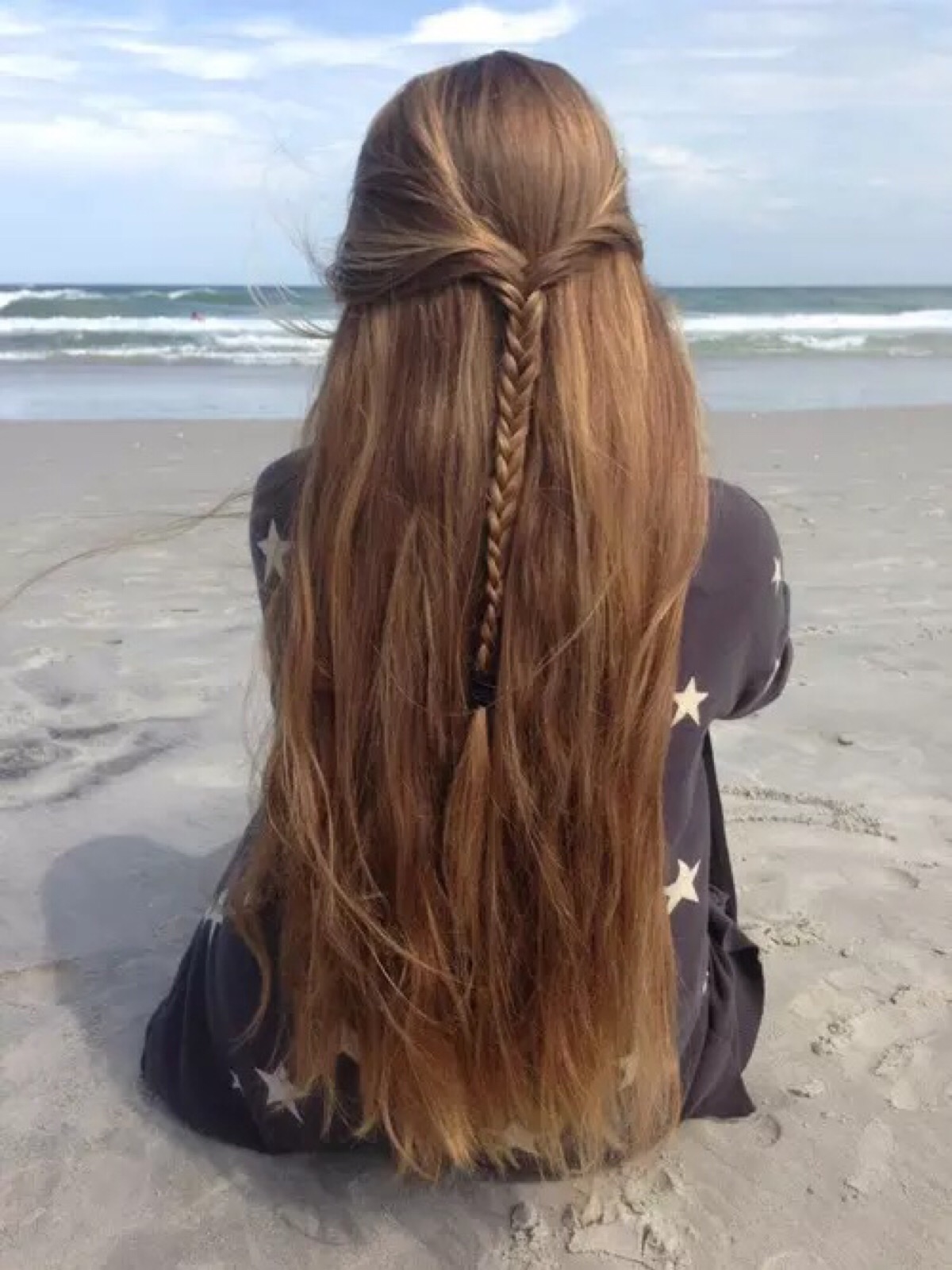 海边长发