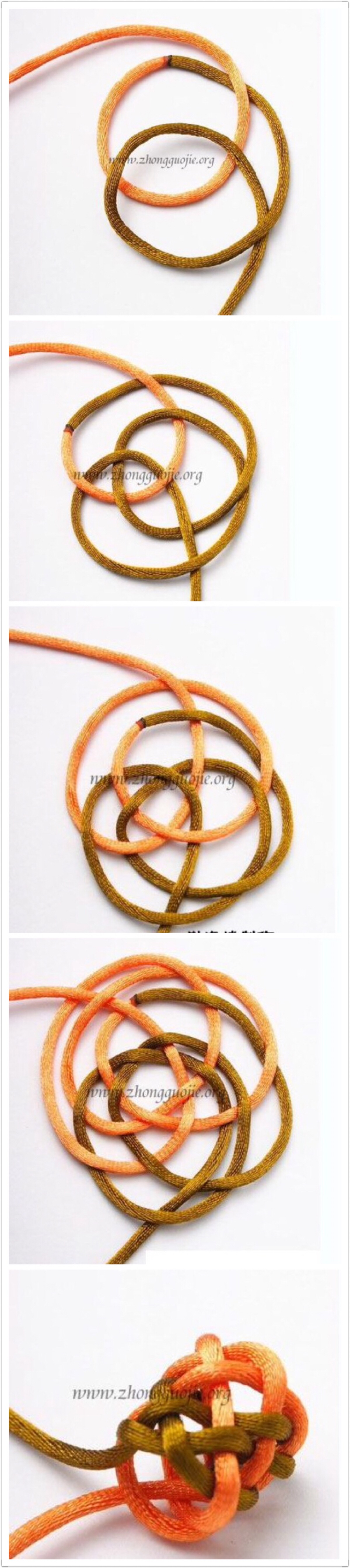 藏式菠萝结编织教程图片