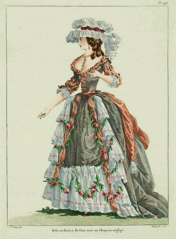 巴洛克时期服饰女装图片