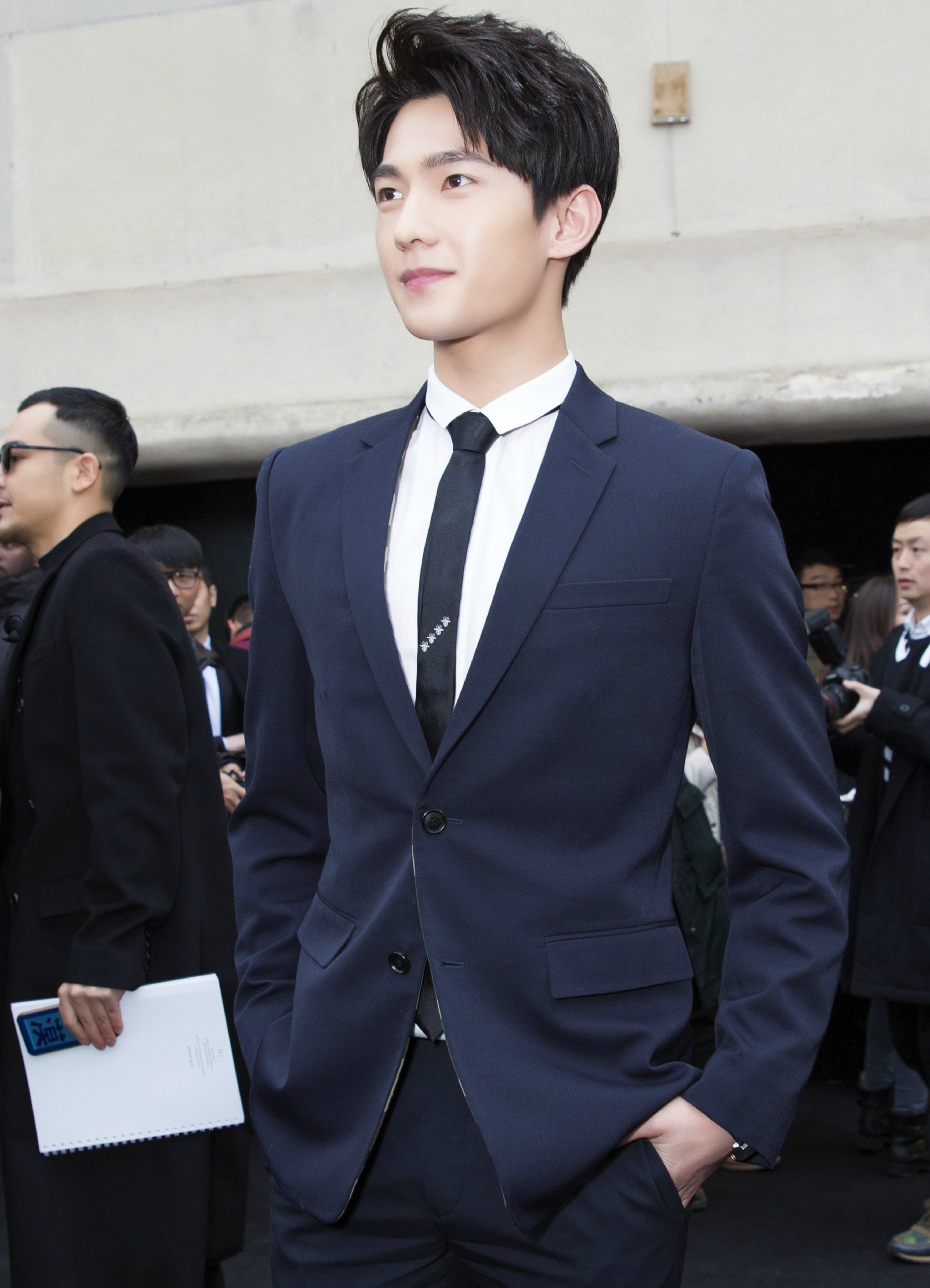 杨洋2016巴黎男装周 dior homme