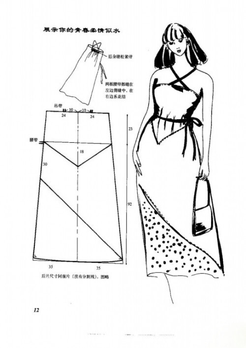连衣裙打版图打板图片