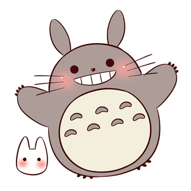 宫崎骏龙猫_转载请点赞