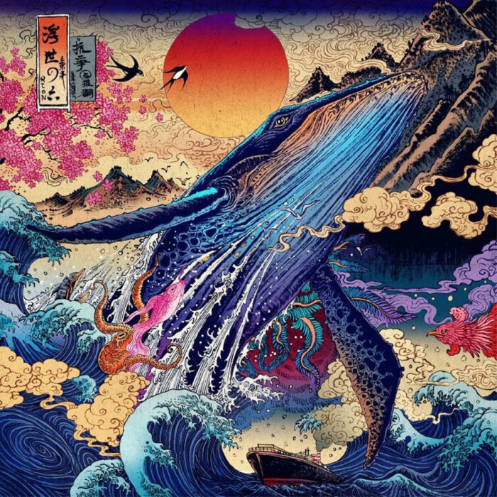 四季鹿.中国插画师的浮世绘风格作品.rlon art