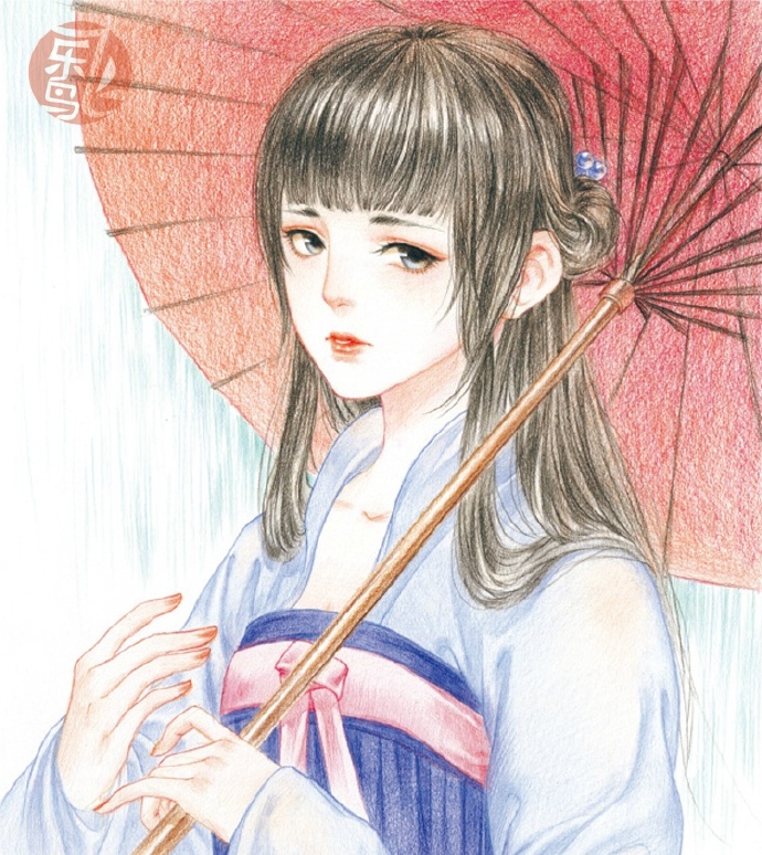 飞乐鸟作品#《古风·红颜绘》—— 如何用色…-堆糖