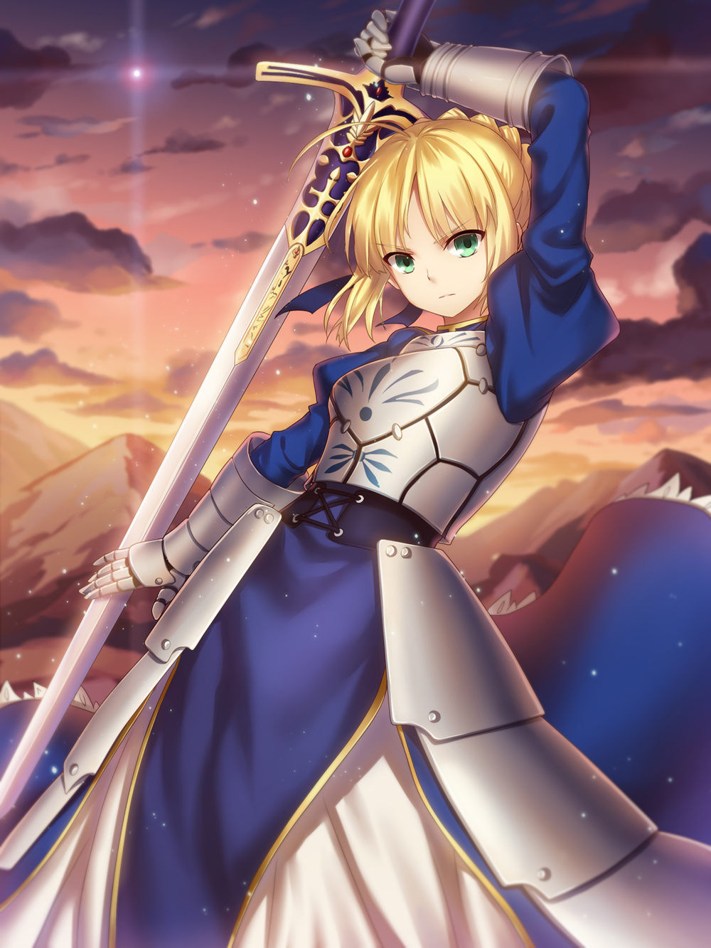 fate saber 吾王 动漫 二次元 壁纸 侵删致歉.