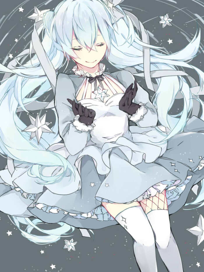 p站 二次元 插画 少女 头像 原创 壁纸 初音未来 vocaloid 亚种 *极星