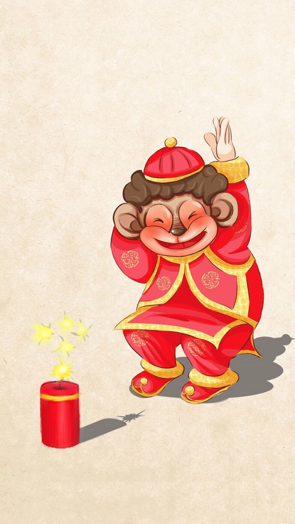 happy new year 新年快乐 happy monkey year 猴年