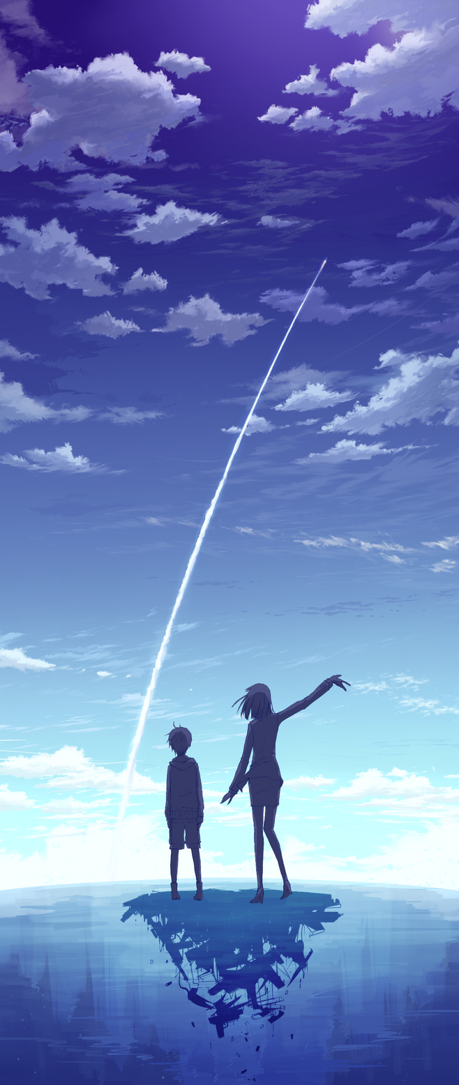 手绘 水彩 涂鸦 星空 唯美 意境 背景 二次元 小清新 治愈系 封面