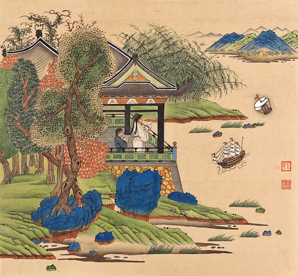 古书画复制人 王赫,画中找乐趣