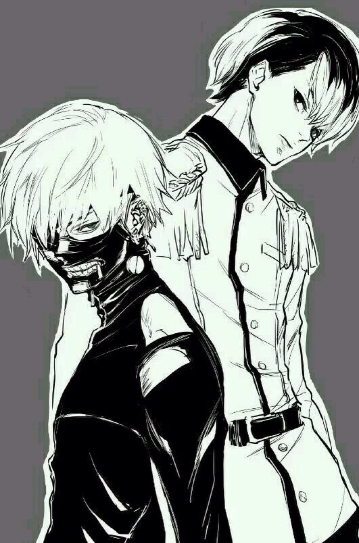头像 二次元 东京喰种 tokyoghoul 金木研 kaneki ken 未上色