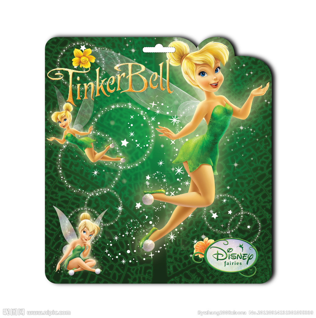 tinker bell 奇妙仙子精灵,迪士尼经典卡通人物