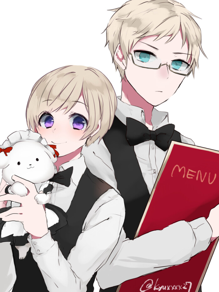 ▼furumachi pid:52063842】北欧夫妇 提诺 贝瓦尔德 pixiv aph 黑塔