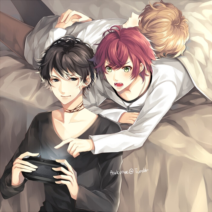 diabolik lovers##魔鬼恋人# 逆卷修,逆卷绫人,无神琉辉