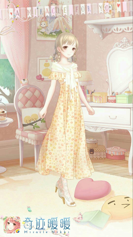 奇迹暖暖少女美图壁纸背景梦幻公主少女
