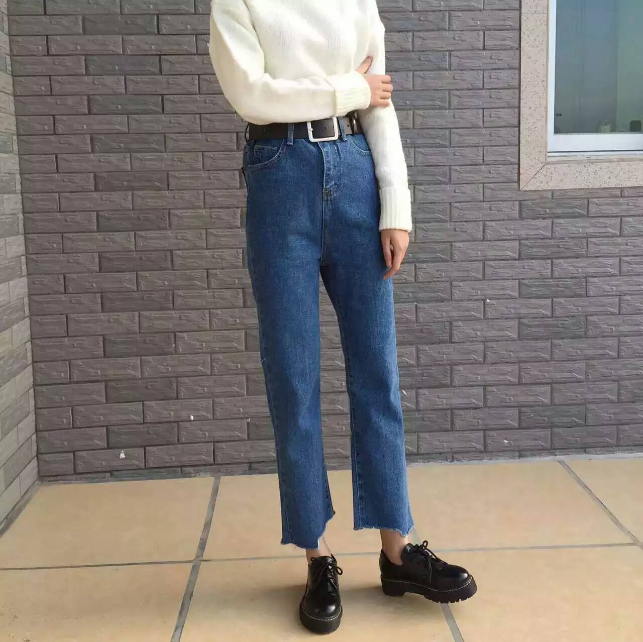 sun一年四季的爱惨的牛仔裤牛仔裤 冬装穿久…-堆糖,美好生活研究所