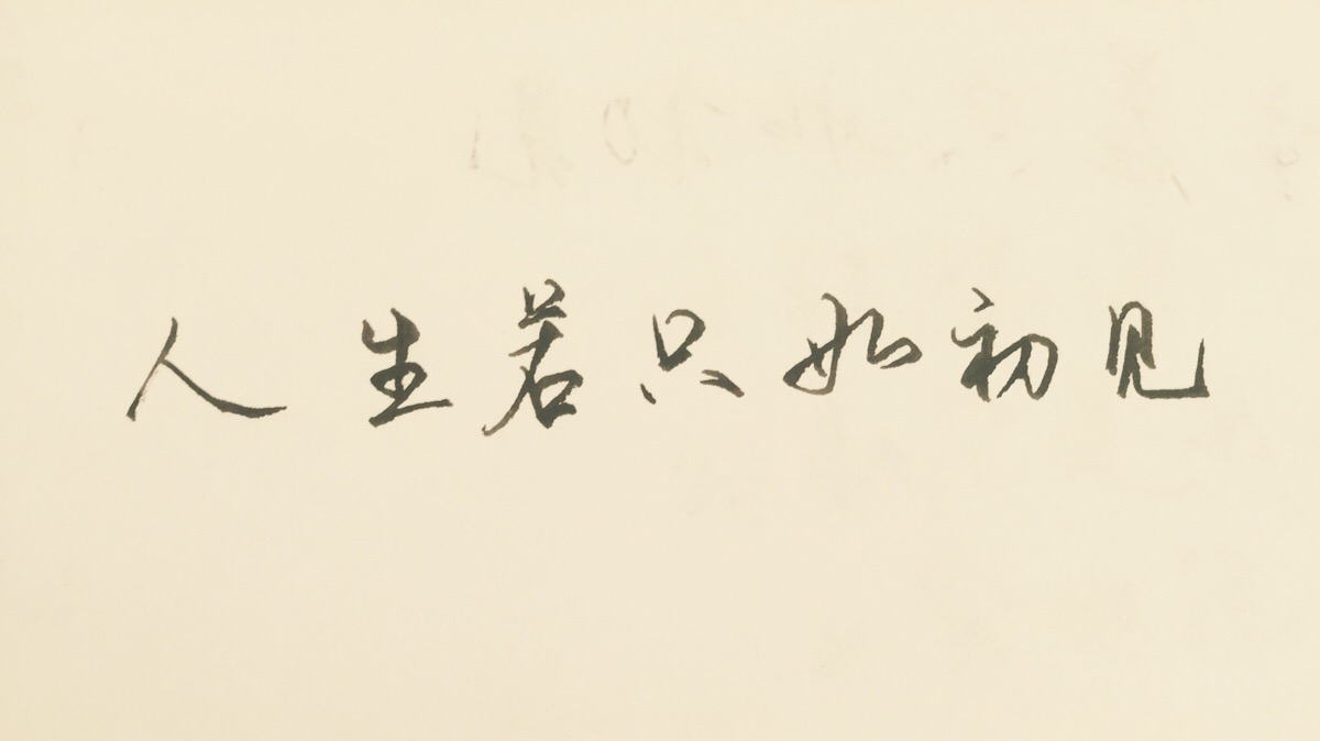 再对我笑一次吧,像初见时那样.