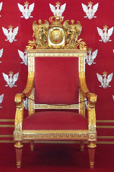 波兰国王宝座…在华沙皇家城堡