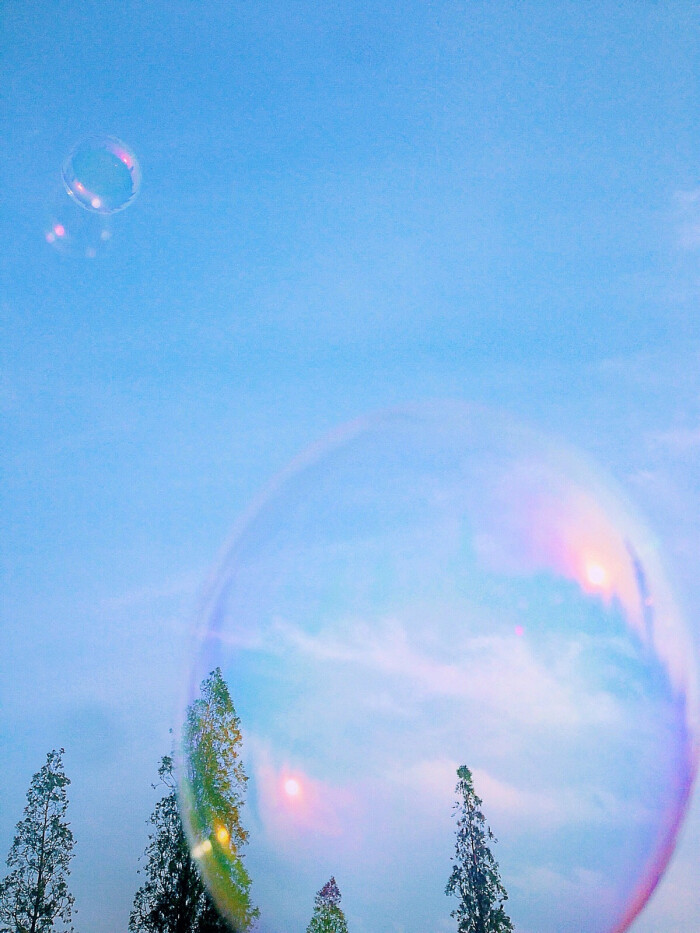 吹泡泡