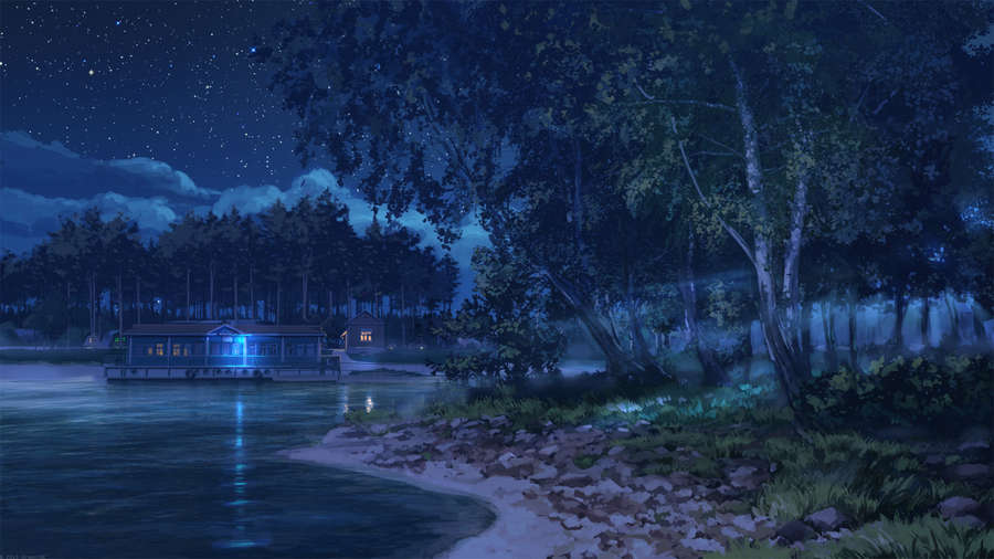 美丽的二次元风景画