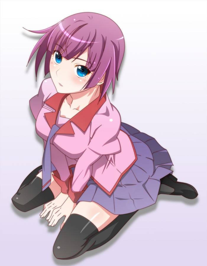 物语系列·化物语·战场原黑仪·荡漾·短发·校服·黑丝·少女·壁纸