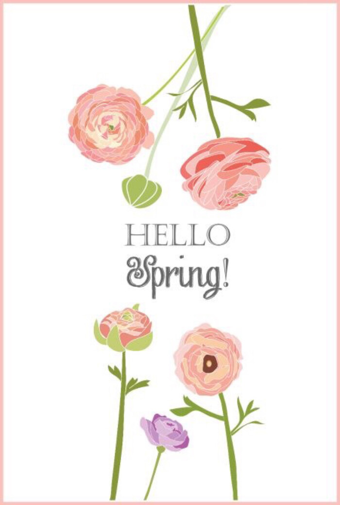 hellospring艺术字,spring艺术字 春天hello spring